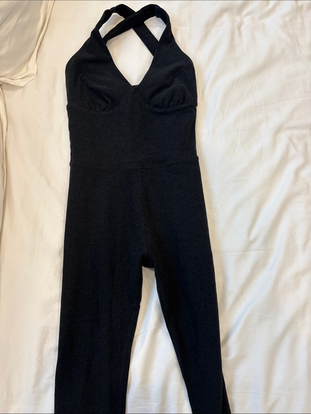 Beyond Yoga Black Crossback Jumpsuit Romper